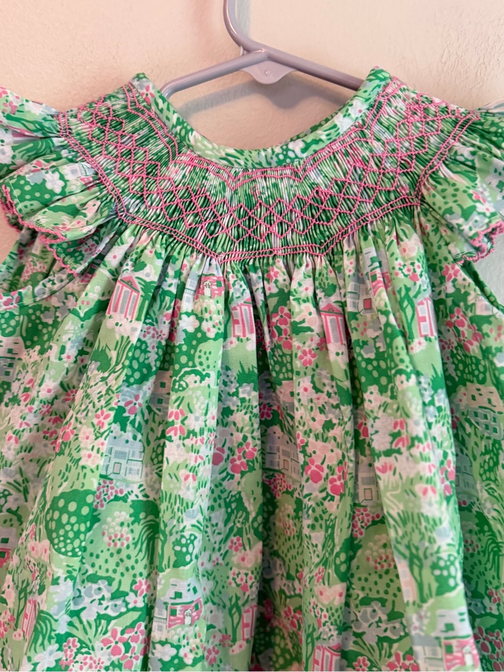 The Beaufort Bonnet Company Belmont Blooms Smocked Dress - Picture 2 of 4
